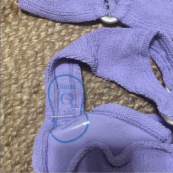 NWT • Hunza G Misty Bikini in Lilac - Picture 5 of 11